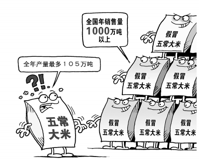 五常大米之乱：年产105万吨 全国却至少在售1000万吨